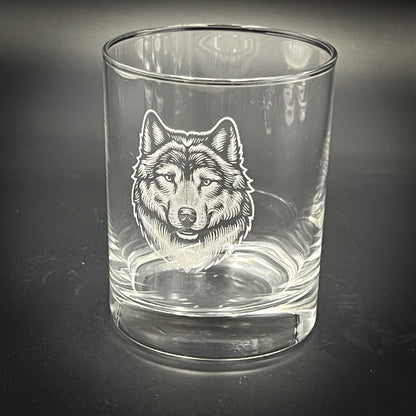 Wolf Head Vintage Style 14 oz Double Old Fashioned