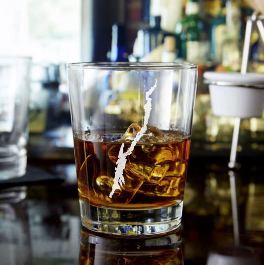 Lake George - 15 oz tapered Double Rocks Glass