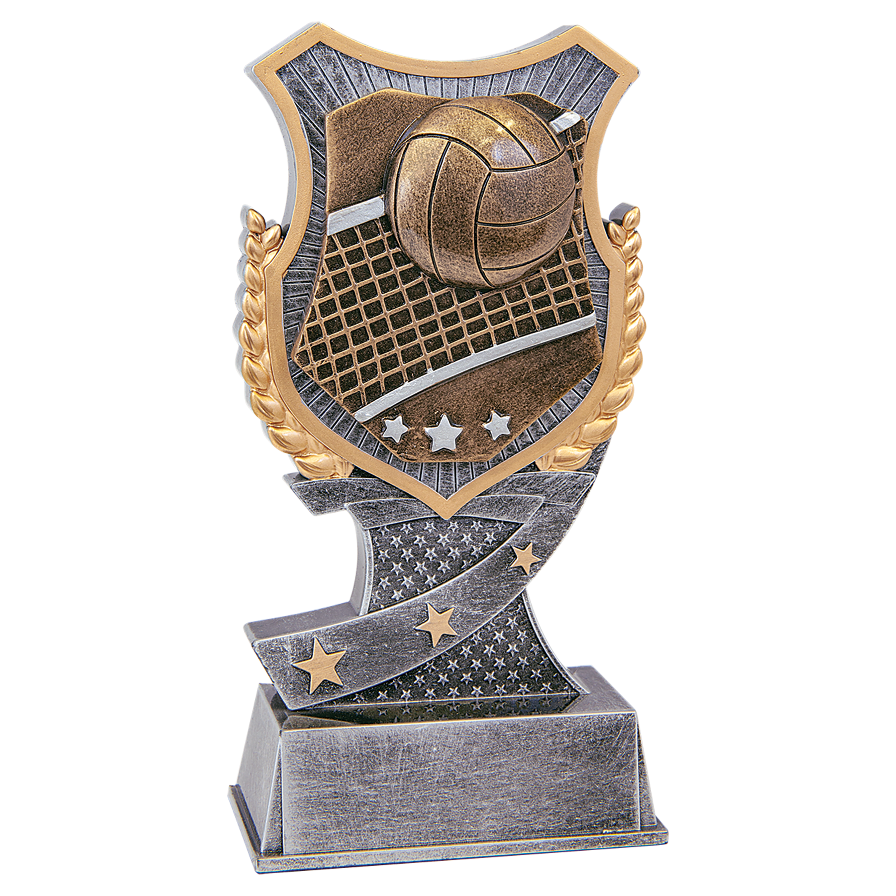 6" Volleyball Shield Award