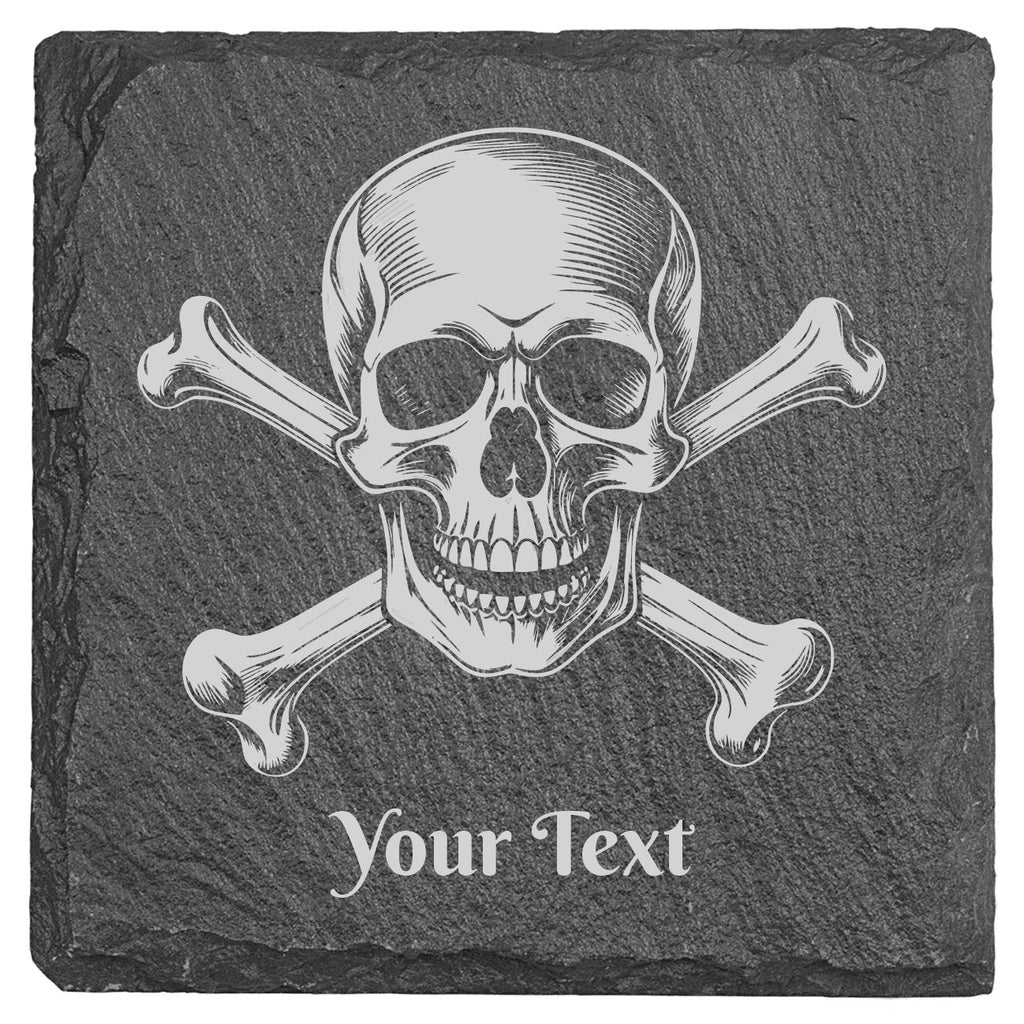 Pirate - 4" Square Slate Coasters