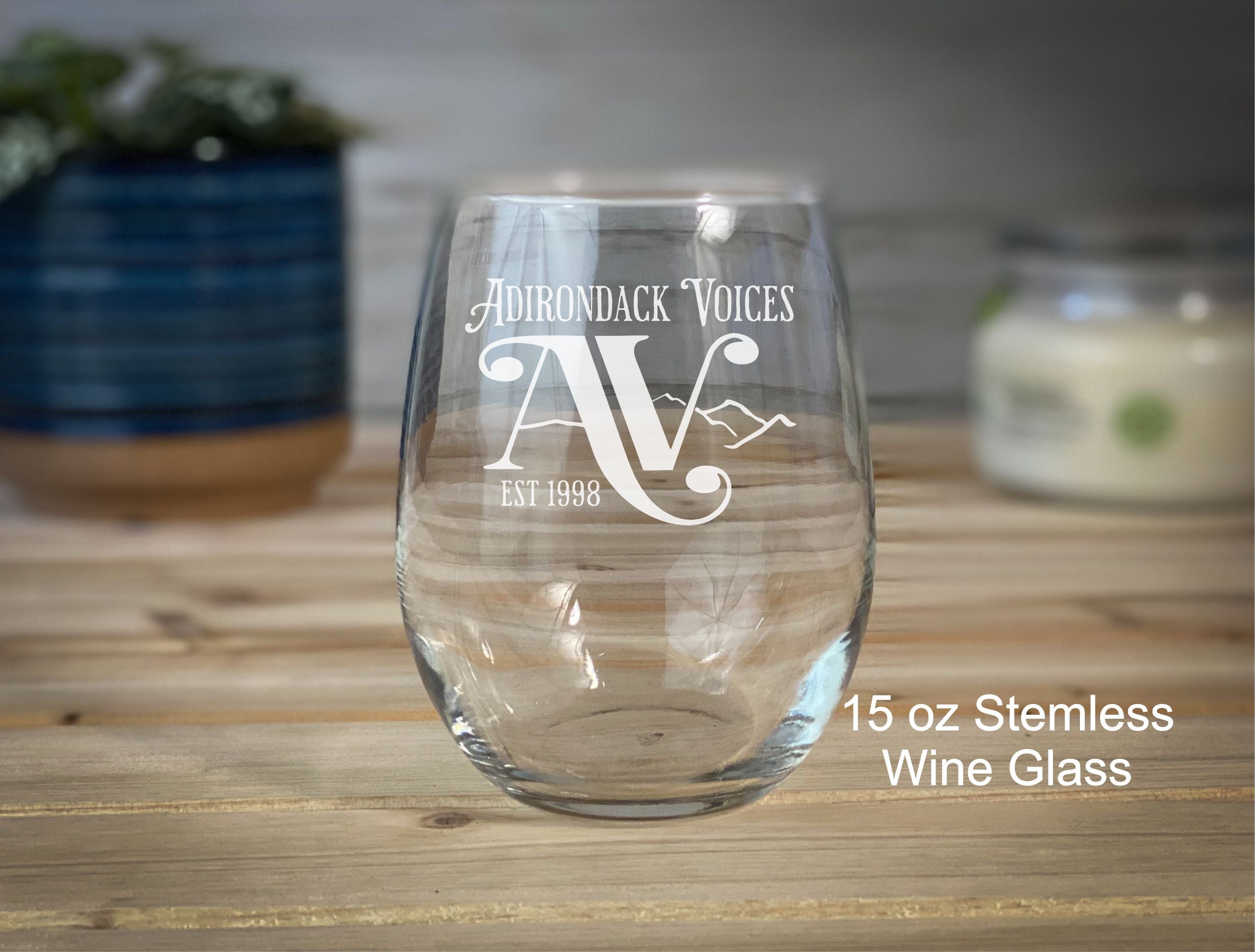 Get a Quote - 15 oz Heavy Base Stemless wine glass