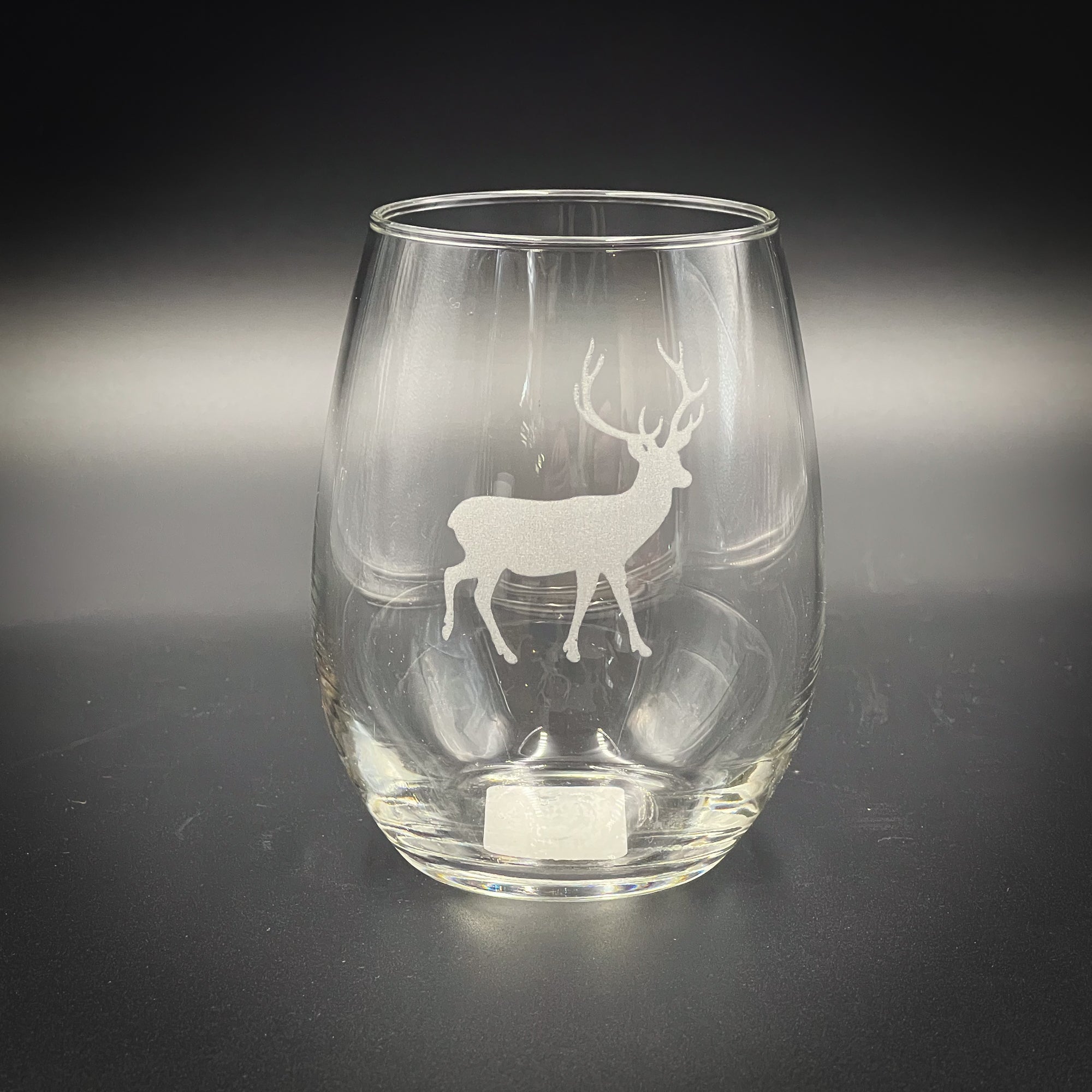 Deer - 15 oz Stemless Wine Glass