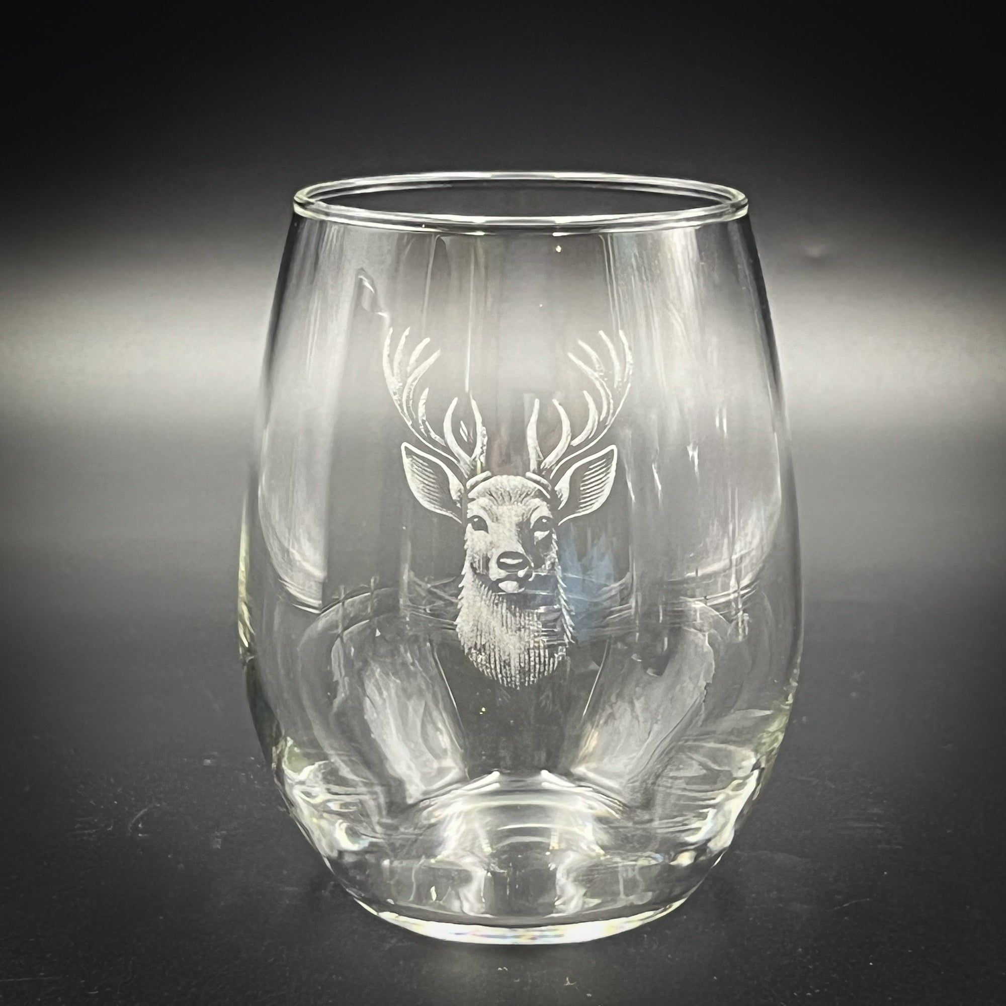 Stag - 15 oz Stemless Wine Glass