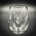 Stag 15 oz Stemless Wine Glass