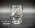 Great Sacandaga Lake New York - 15 oz Stemless Wine Glass