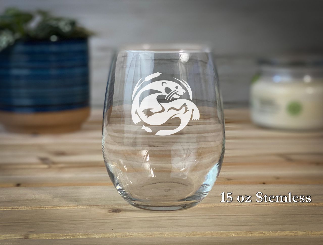Get a Quote - 15 oz Heavy Base Stemless wine glass