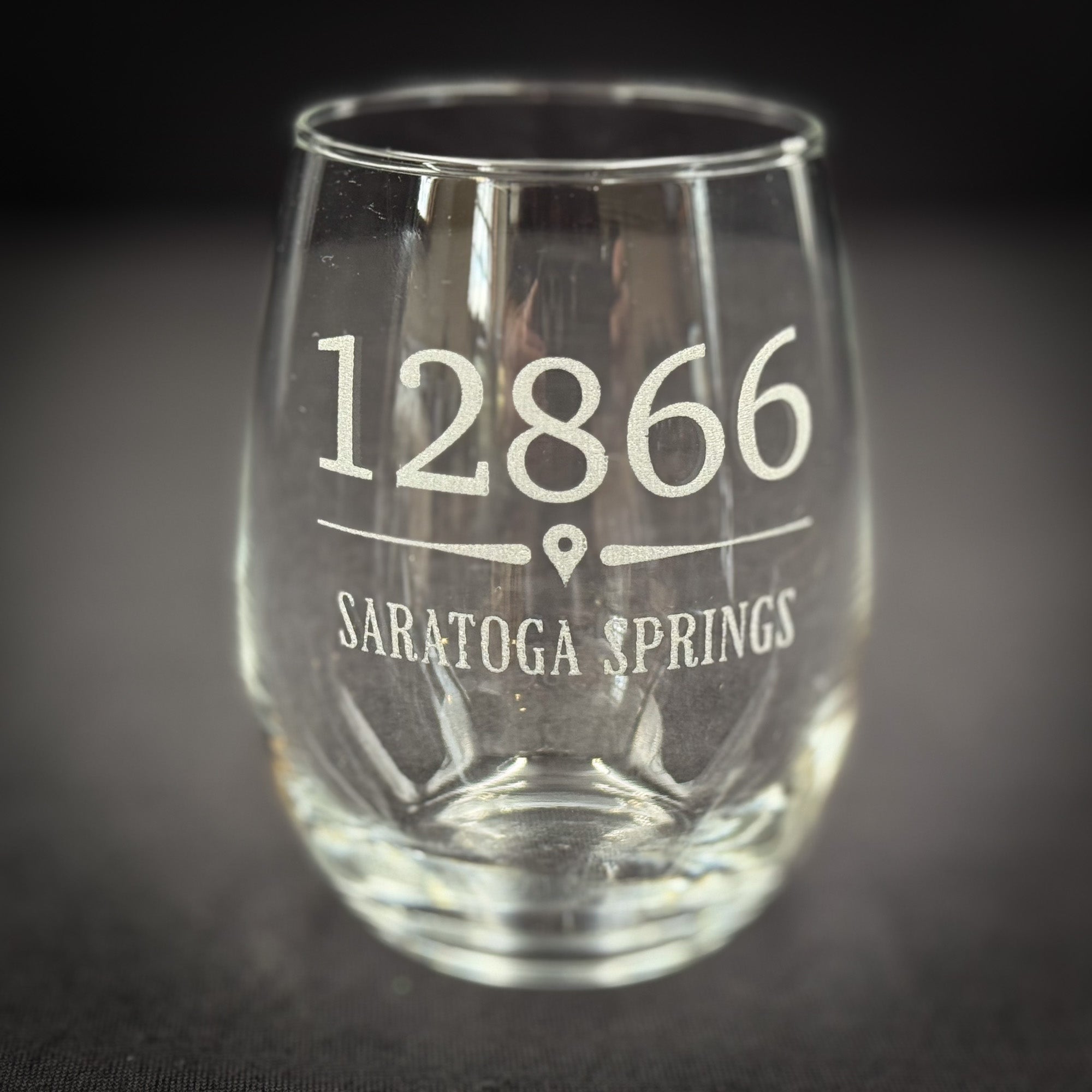 Your Zip Code Stemless Wine Glass