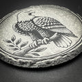 Eagle Perched - 4" Square Slate Coaster
