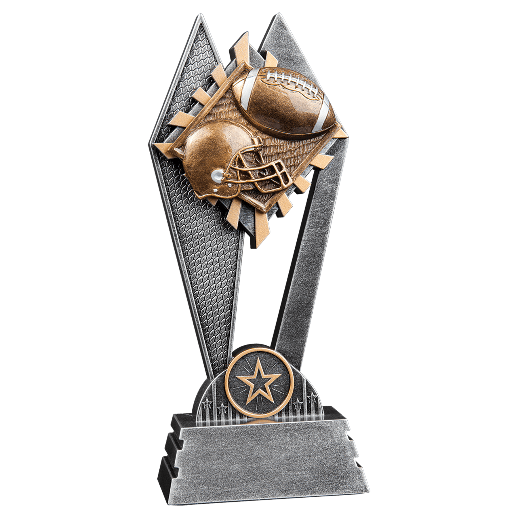 8" Football Sun Ray Award