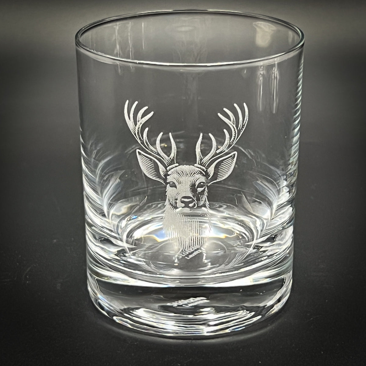 Stag 14 oz Crystal Double Rocks Glass – Adirondack Etching
