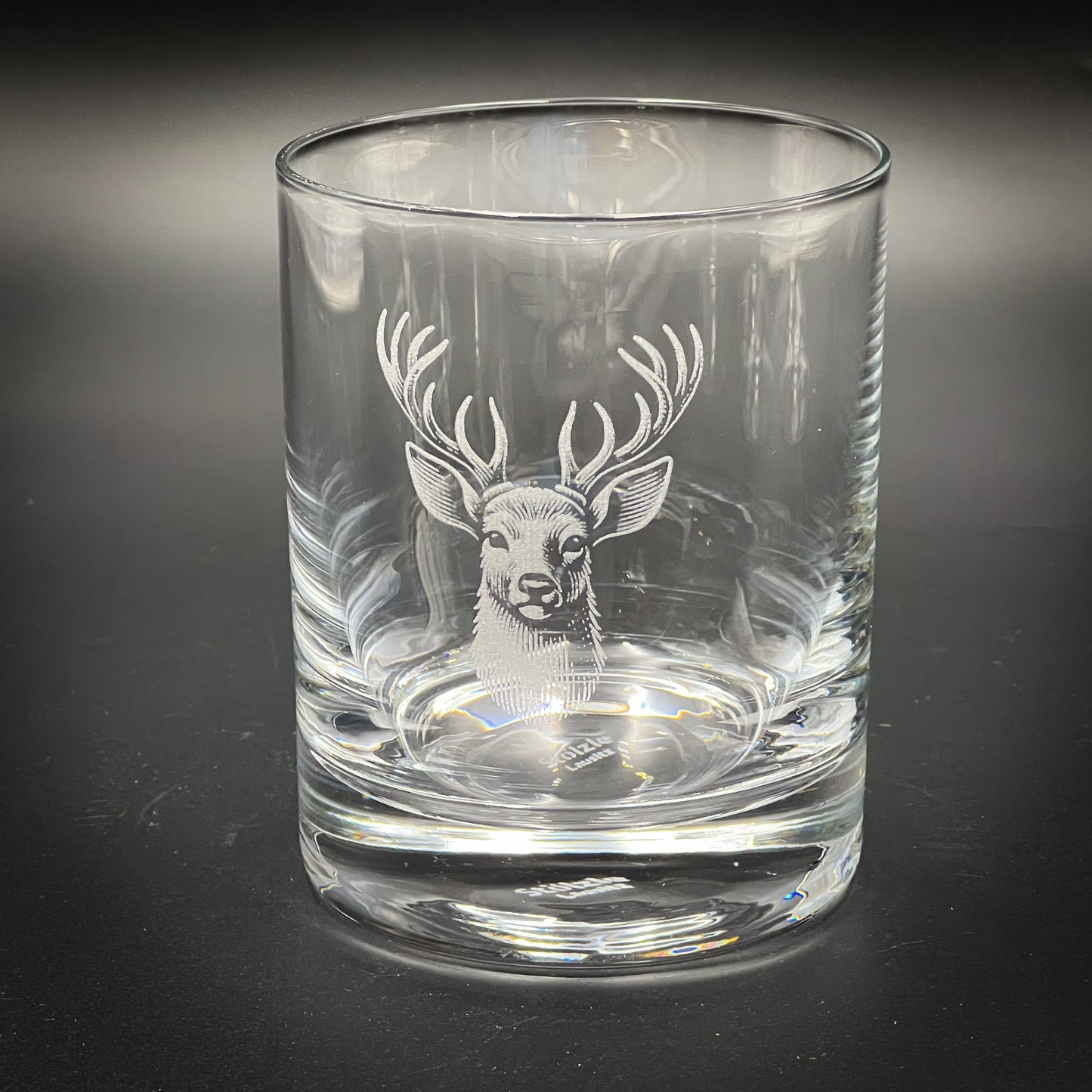 Deer Head Vintage  - 14 oz Crystal Double Rocks Glass