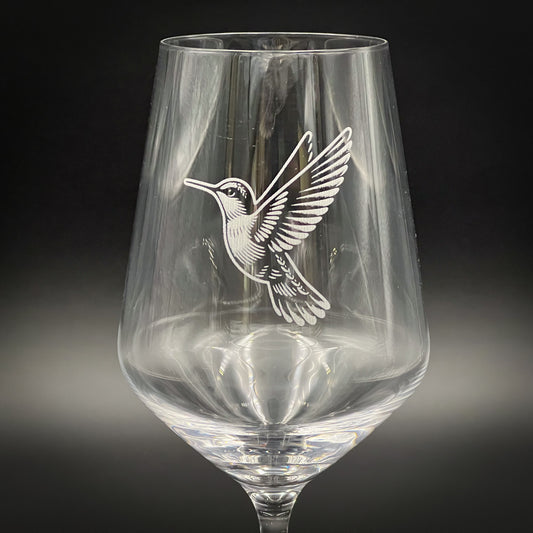Hummingbird - Stemmed Crystal Wine 17.25 oz
