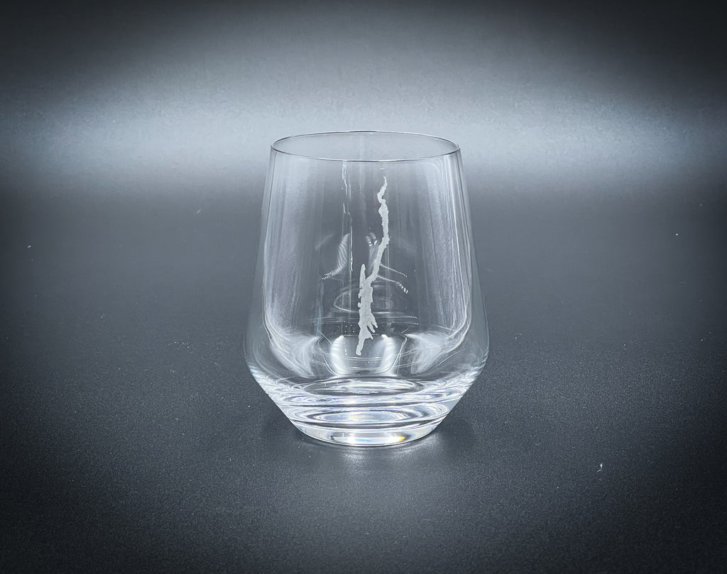 Lake George  Stolzle Crystal Rocks and Wine 16 oz