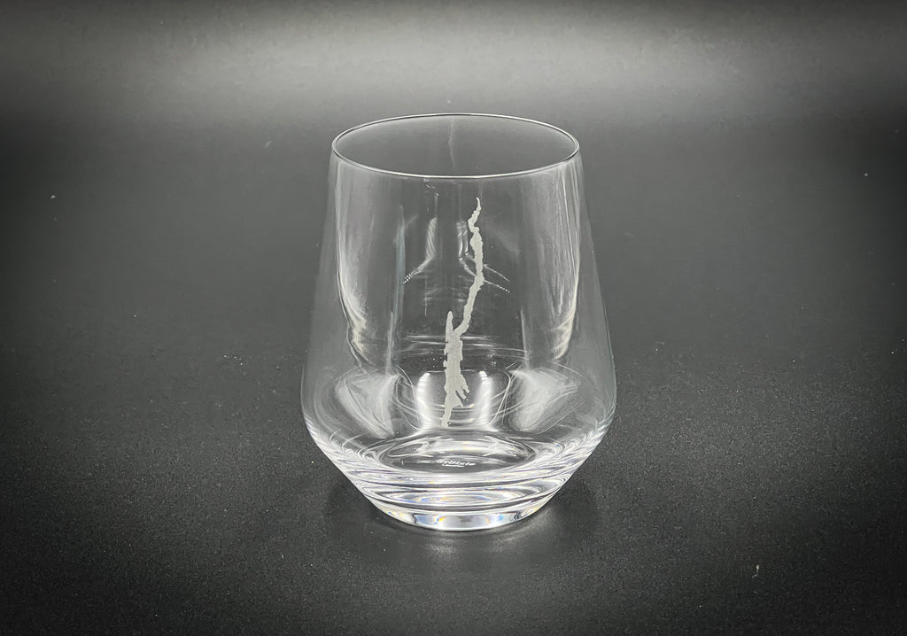 Lake George  Stolzle Crystal Rocks and Wine 16 oz