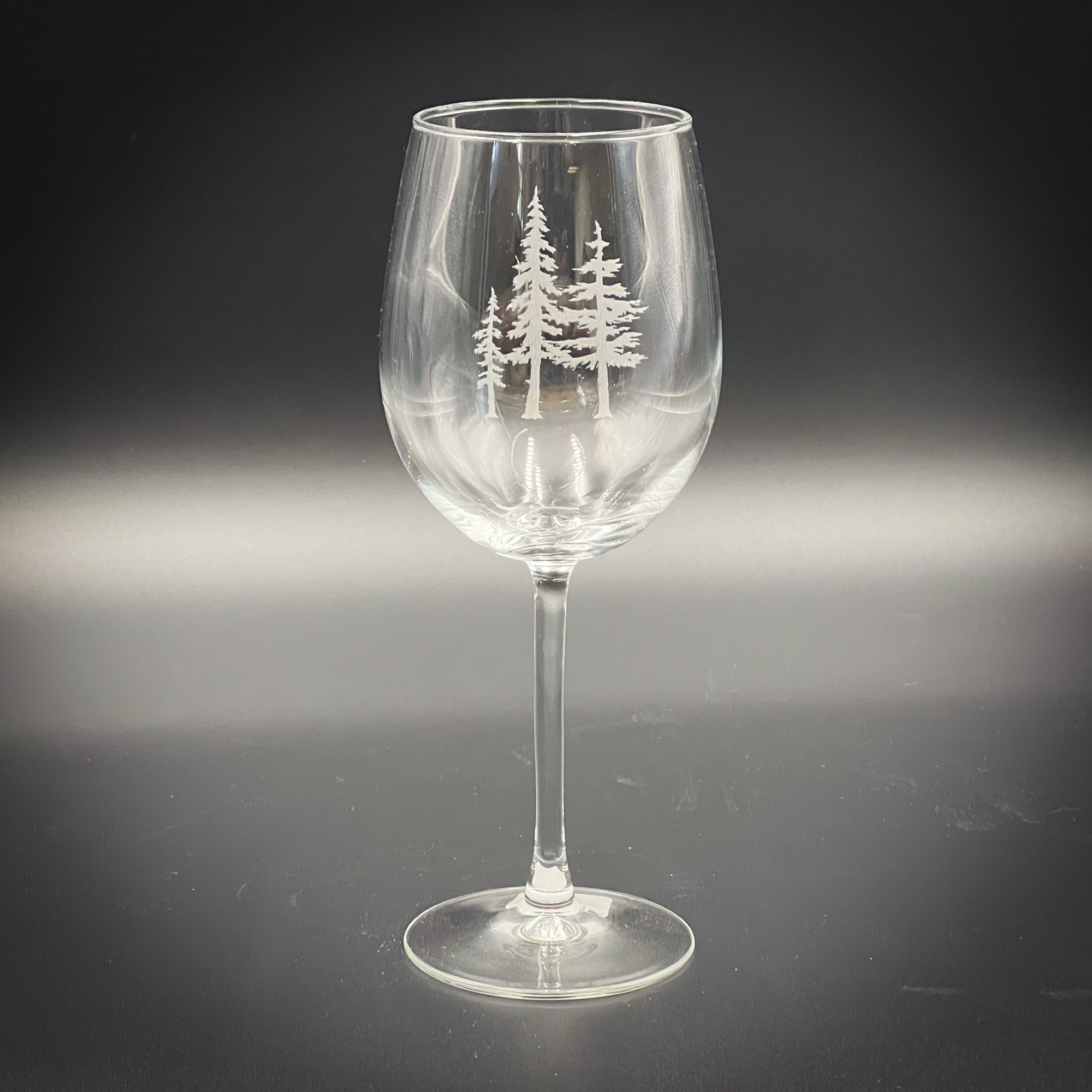 Trees 16 oz Stemmed Flora Wine Glass