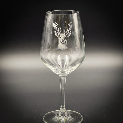 Deer Head - 16 oz Radiance Stemmed Wine Glass