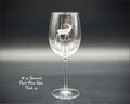 Deer Solid - 16 oz Flora Stemmed Wine Glass