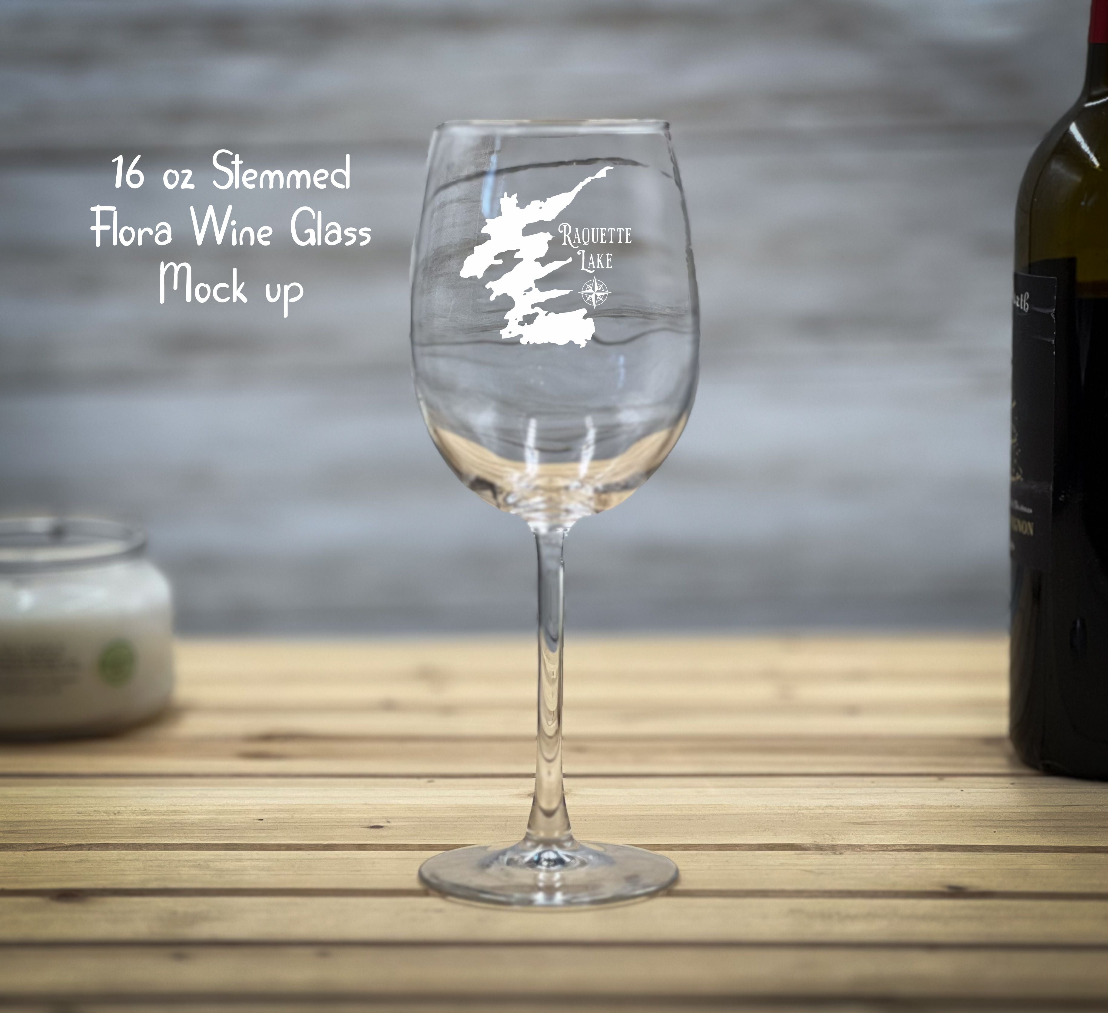 Make my Lake Vintage  - 16 oz Radiance Stemmed Wine Glass