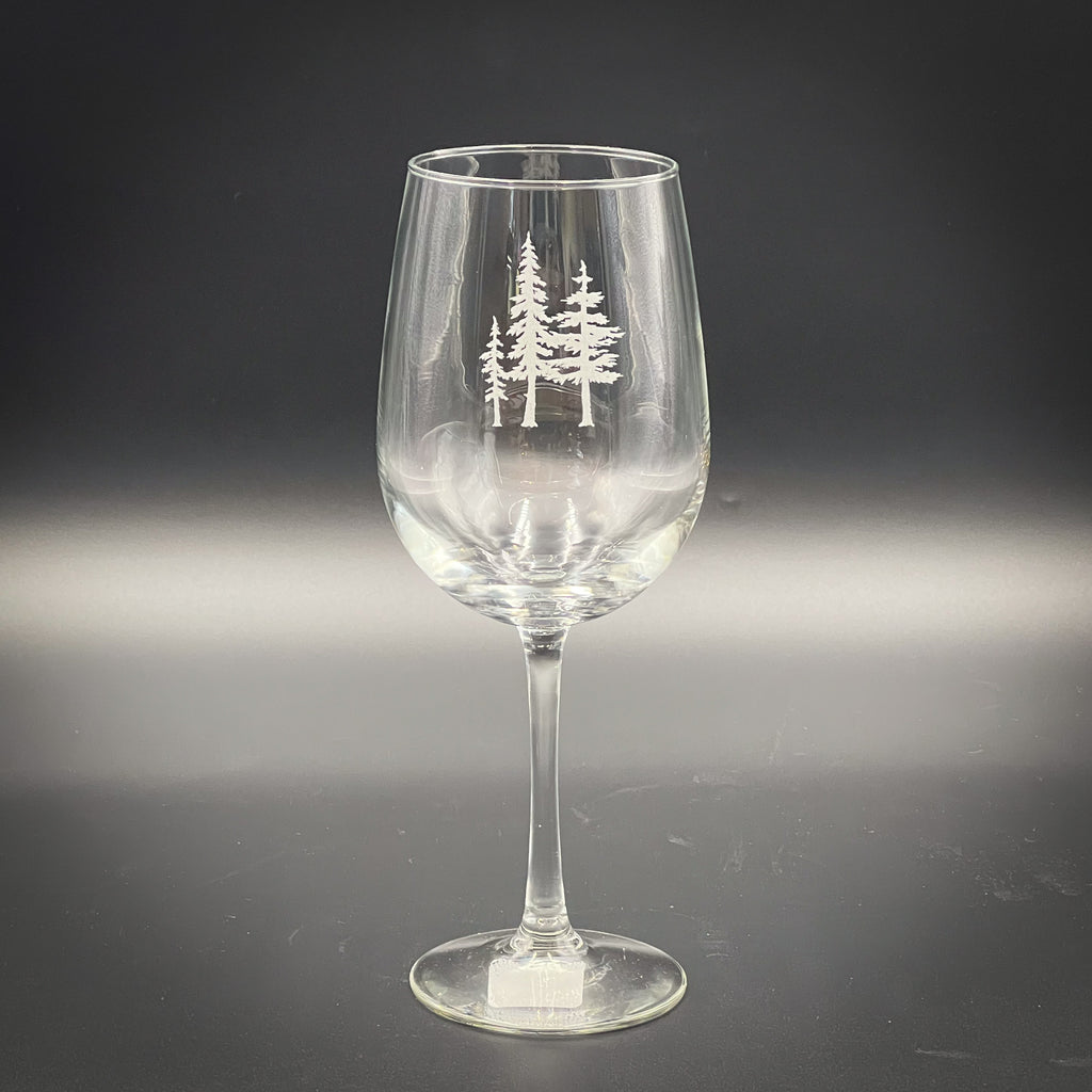 3 Trees 19 oz Stemmed Wine Glass