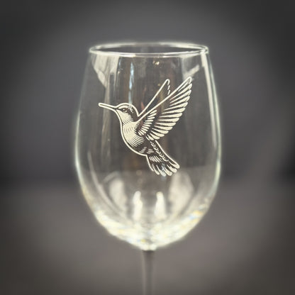 Hummingbird Vintage 19 oz Stemmed Wine Glass