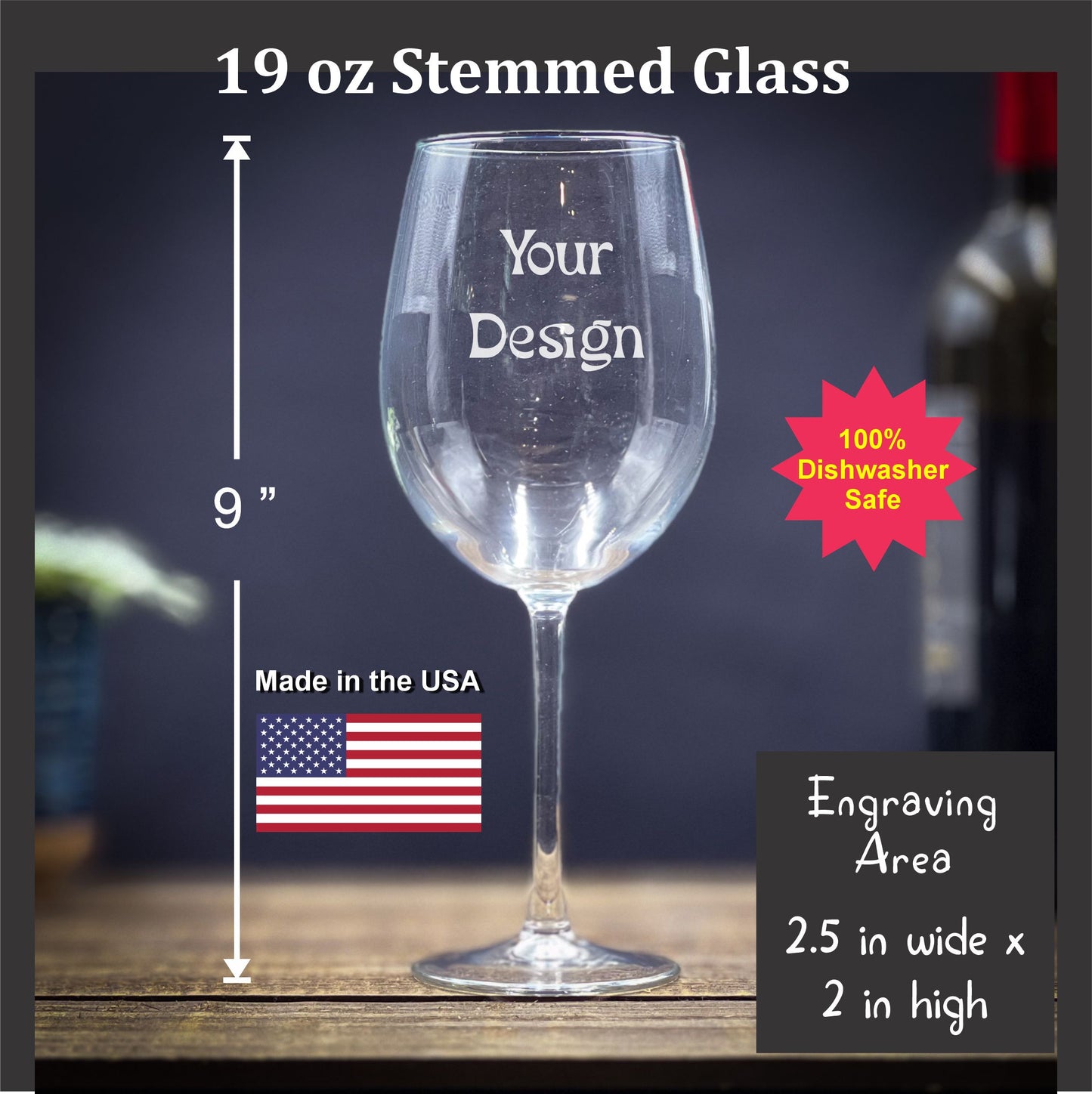 Get a Quote - 19 oz Stemmed Wine Glass