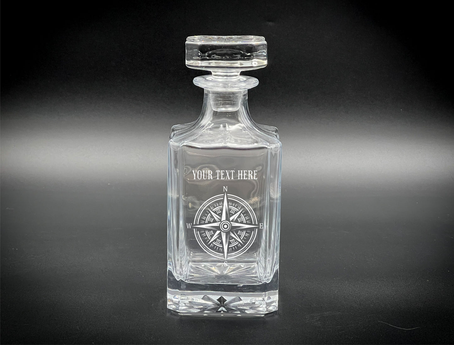 Compass  - 750ml Whiskey Decanter