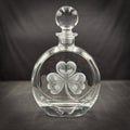 Shamrock  - 750mL Flat Round Glass Decanter
