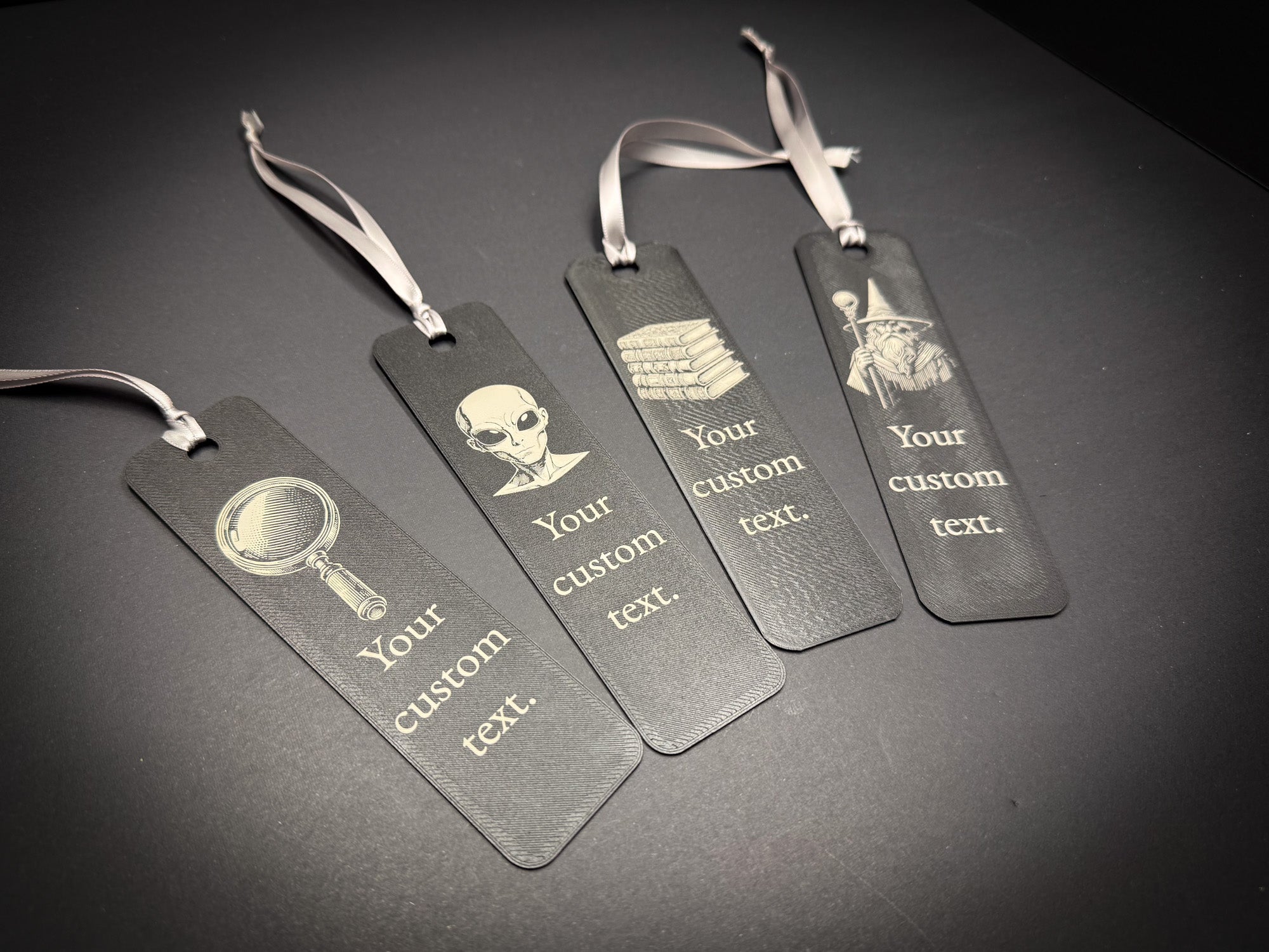 Custom Bookmarks engraved with your text