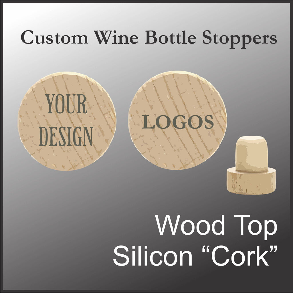 Your Design or Logo  Engraved Wine Bottle Stopper