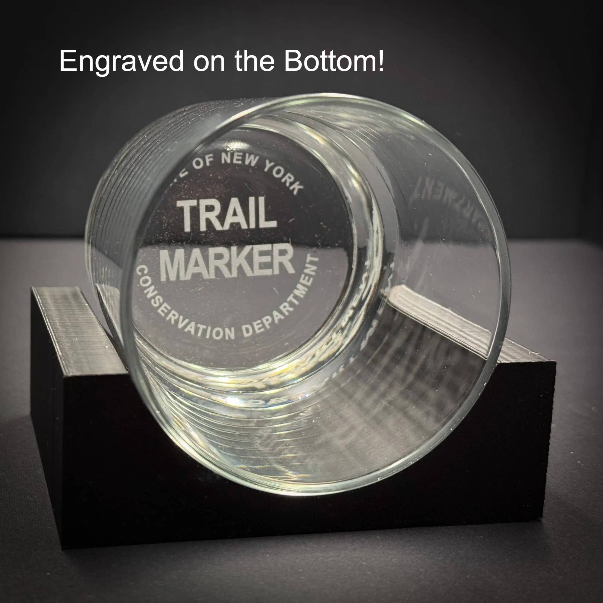 Your Design or Logo Engraved on the Bottom with Custom Text