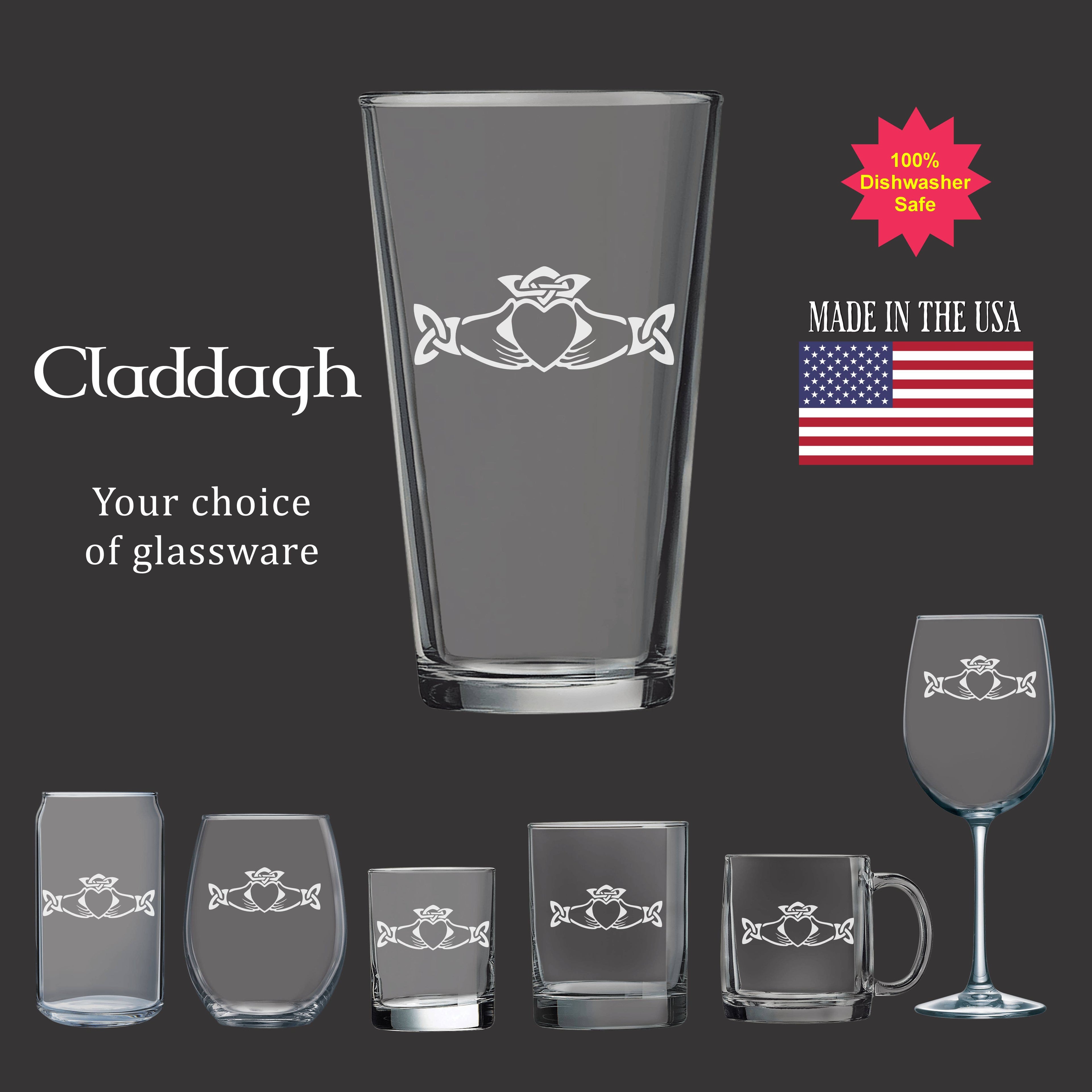 Celtic Claddagh  -  Glassware