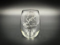 Lake Wedowee Alabama - 15 oz Stemless Wine Glass - Lake Life Gift