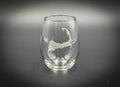 Cape Cod - Etched 15 oz Stemless Wine Glass