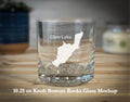 Glen Lake New York 10.25 oz Knob Rocks Glass
