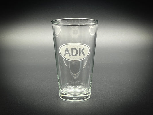 ADK Oval Pint Glass