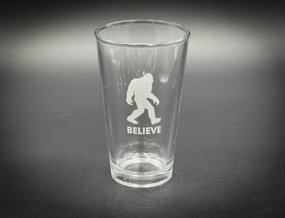 Bigfoot Believe  -  Pint glass