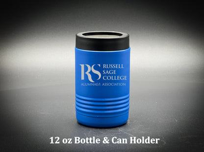 Russell Sage ALUMNAE/I Logo - Royal Blue Insulated tumblers