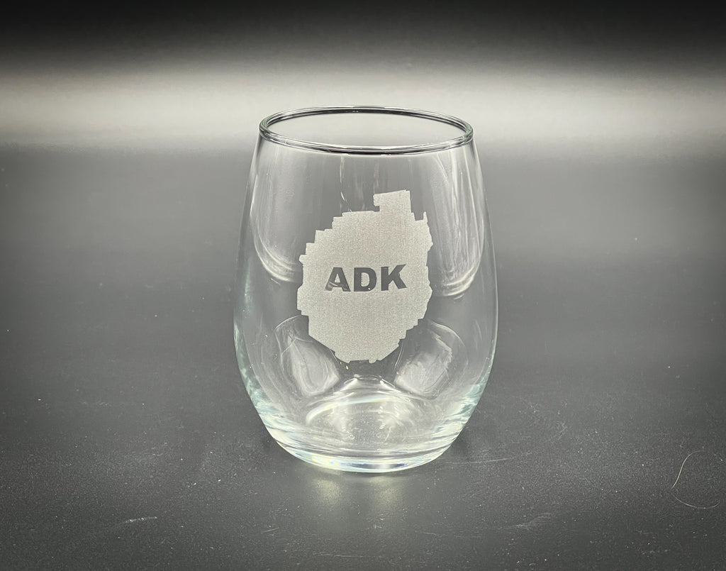Adirondack Park 15 oz Stemless Wine Glasses