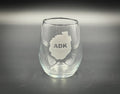 Adirondack Park 15 oz Stemless Wine Glasses