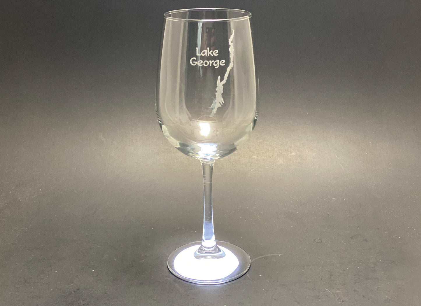 Lake George with Words - 18.5 oz Stemmed Wine Glass