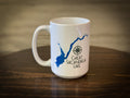 Great Sacandaga Lake Mug - 15 oz Large Ceramic Coffee Cup | Microwave Safe