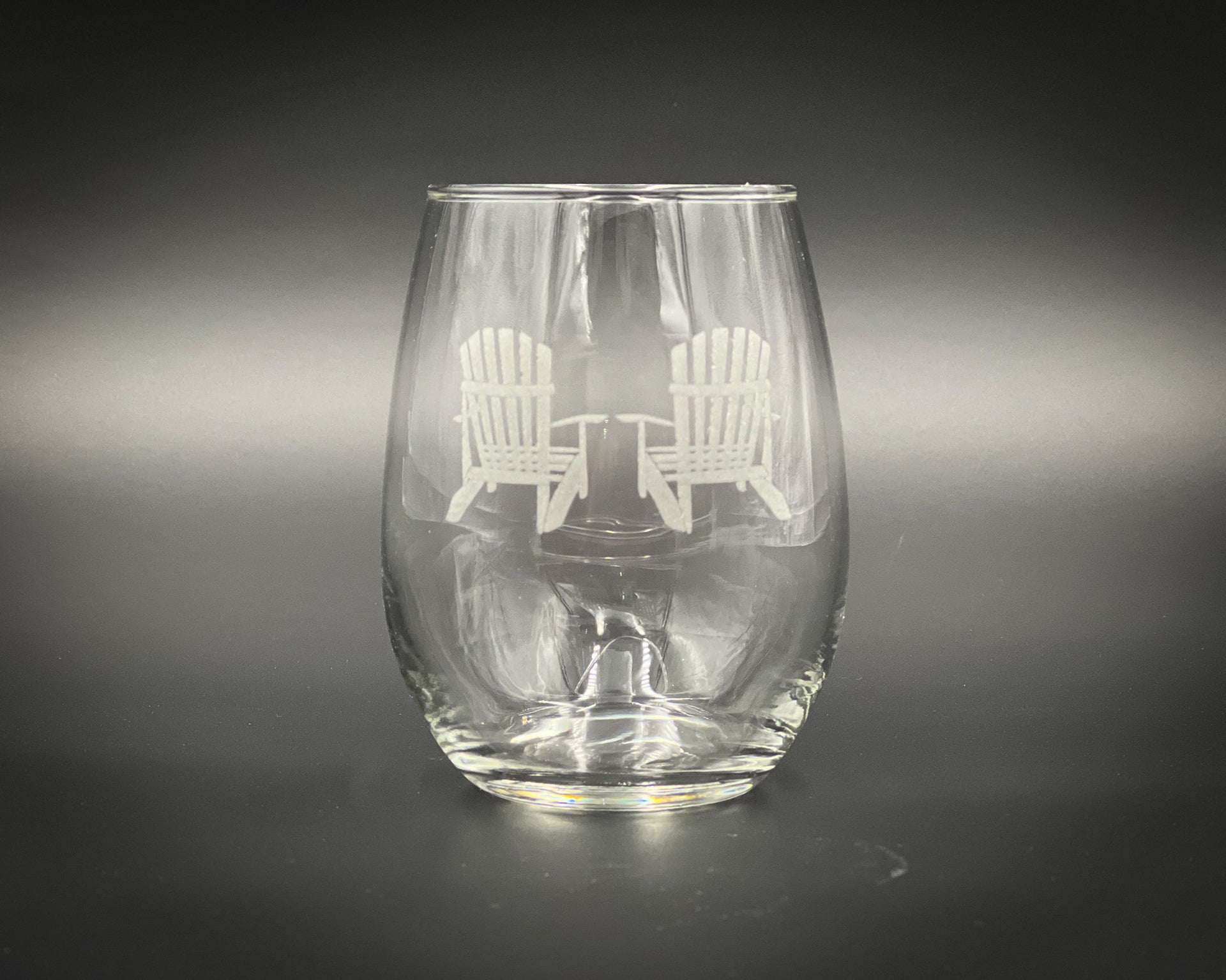 Pingry Etched Stemless Wine Glass 15 oz.