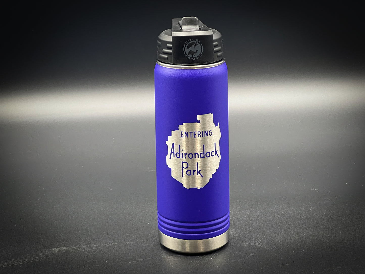 Entering the Adirondack Park Sign 20 oz Insulated Water Bottle