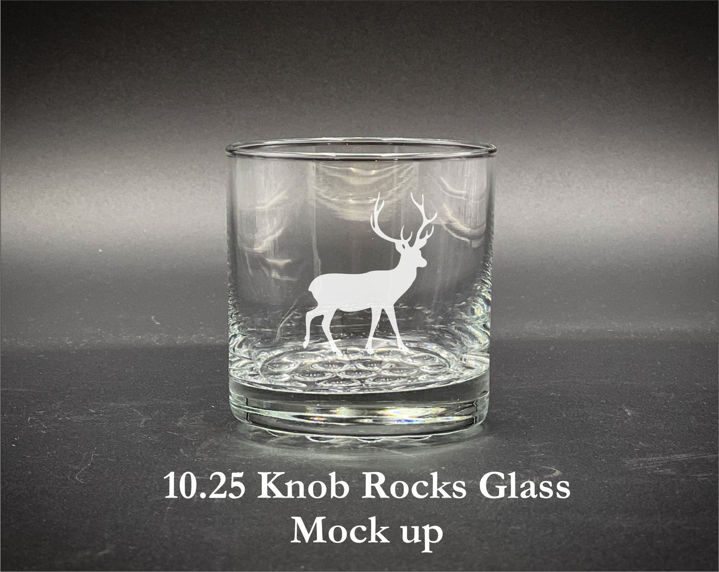 Deer  Laser Engraved Glassware