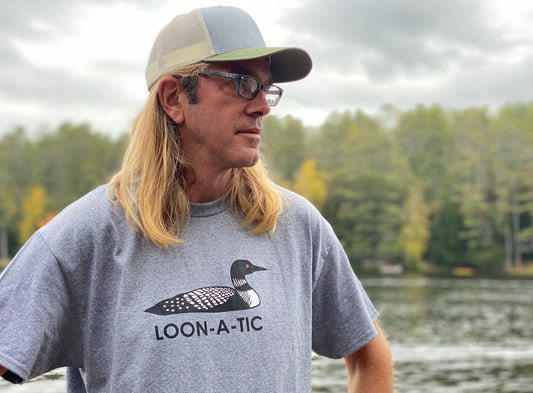 Clearance Sale! Loon-a-Tic Heather Gray cotton blend T-Shirt
