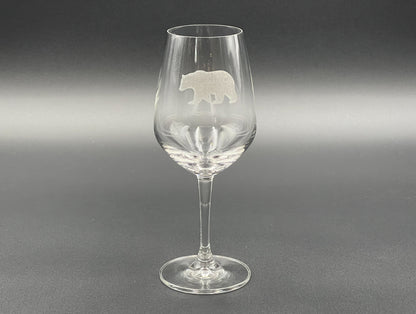 Bear 16 oz Stemmed Wine Glass