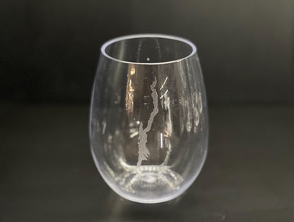 Lake George 15 oz stemless Unbreakable Wine Glass