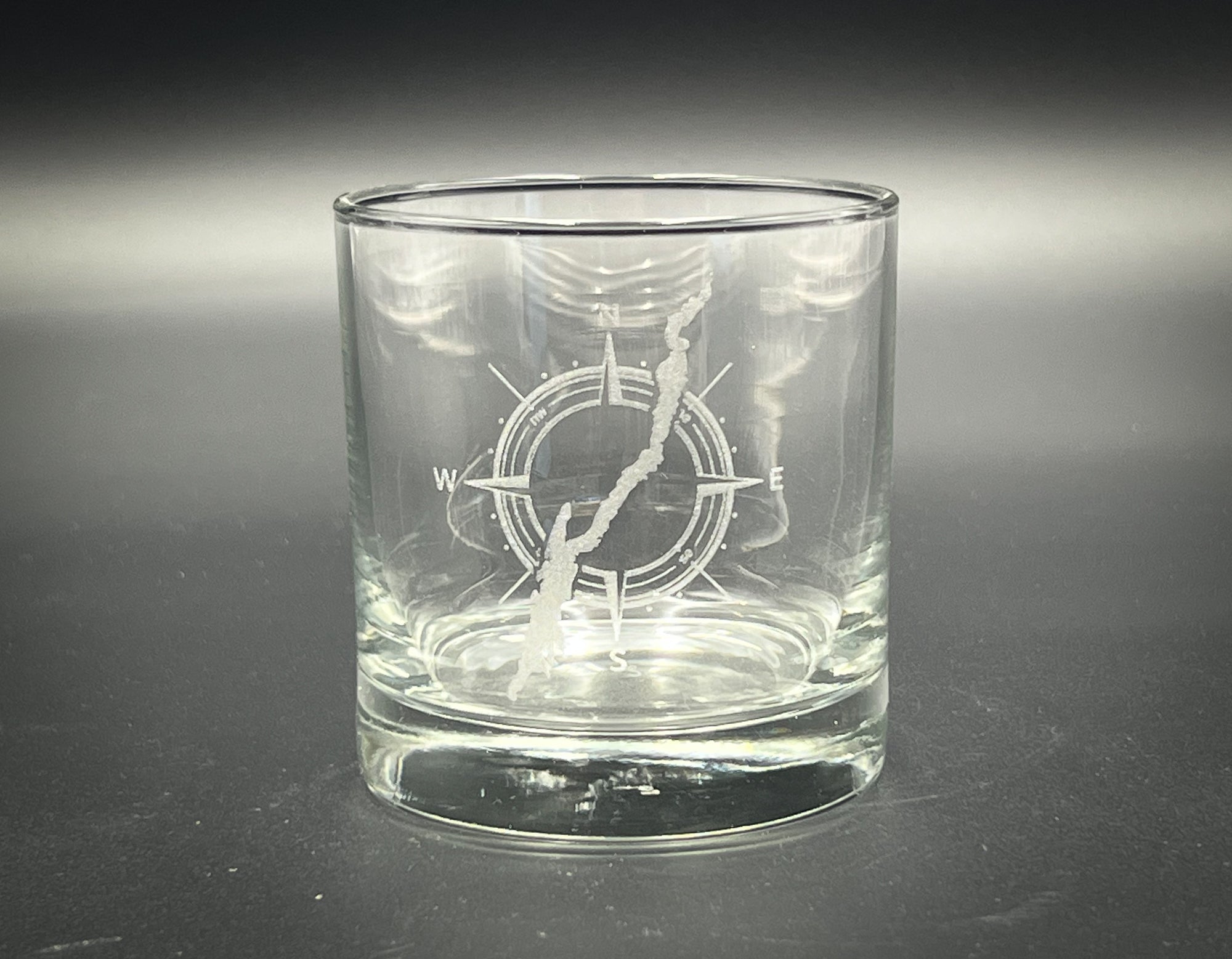 Lake George in Compass 10.5 oz Old Fashioned Rocks