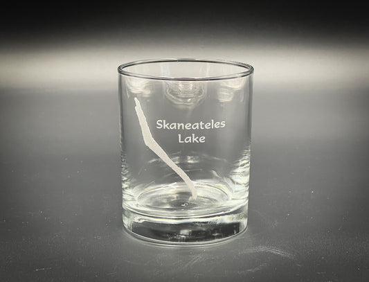 Skaneateles Lake New York  12.25 oz Double Rocks Glass