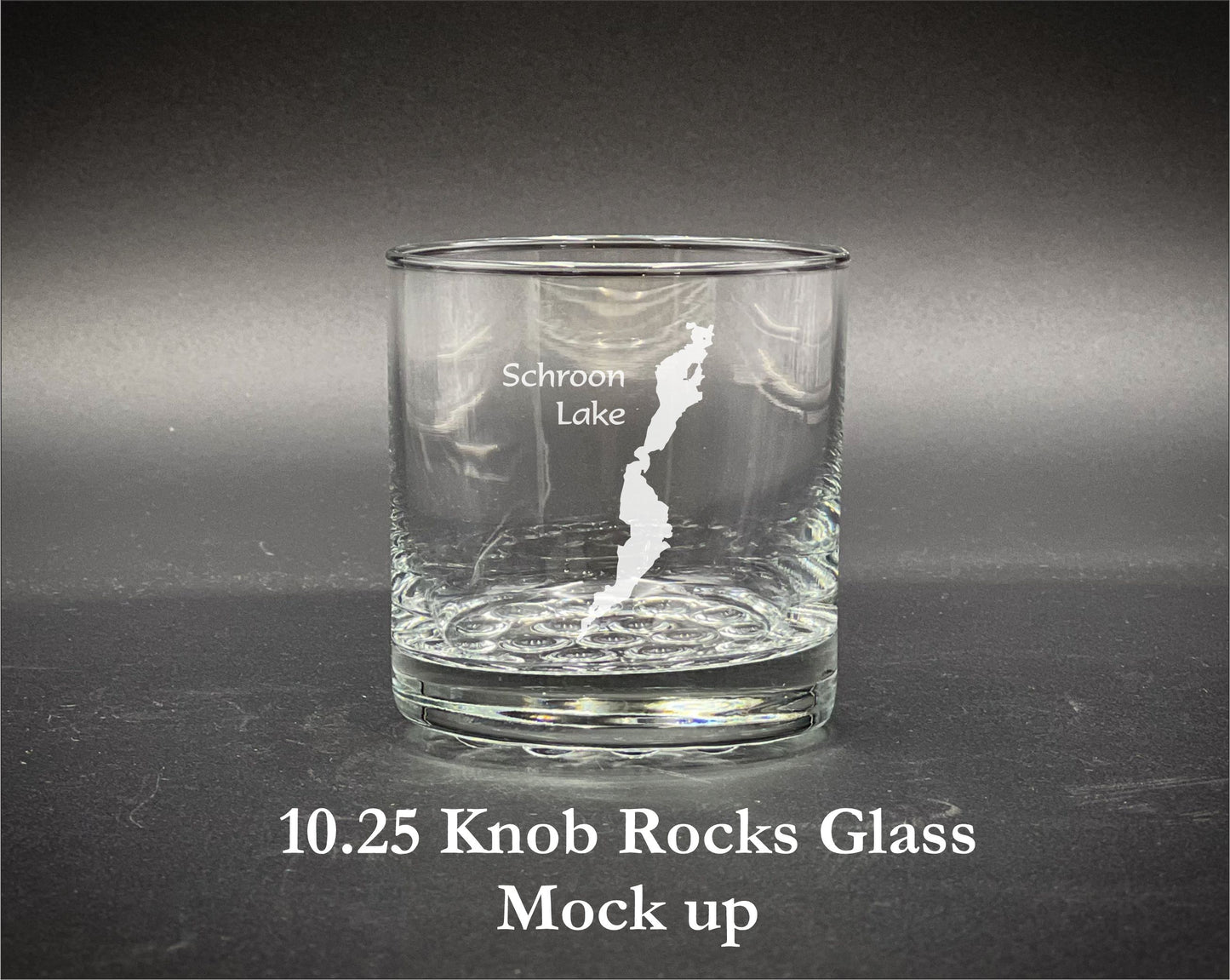 Schroon Lake New York Laser Engraved Glassware
